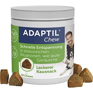 ADAPTIL Chew per cani - Mangime naturale per rilassamento rapido in situazioni stressanti, 30 pezzi