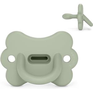 Suavinex Ciuccio in Silicone Butterfly 6-18 Mesi - Tettarella Fisiologica SX Pro, Super Morbido e Flessibile