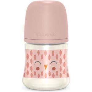 SUAVINEX BIBERON 150ML SILICONE BONHOMIA PIUMA ROSA