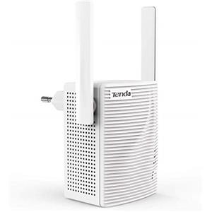 Tenda A301 Ripetitore WiFi 300 Mbps, 1 * 10/100M LAN Porta Ethernet, Plug And Play, Easy Expand, Segnale Forte con 2 Antenne LED Intelligente, Amplificadores WiFi Esterne Spina Europa