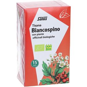 SALUS HAUS Gmbh & Co KG Saluz Tisana Biancospino, Tisana per il Cuore e Circolazione, 15 Bustine, Benessere Cardiaco, Tono della Pressione