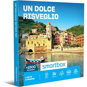 Smartbox - Cofanetto Regalo per Uomo o Donna - Un Dolce risveglio - Idee Regalo Originale - 1 Notte per 2 Persone