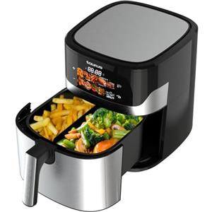 Taurus - Friggitrice ad aria Air Fryer Digitale 7S Wall HD | 6,5L, 8 programmi | Cottura uniforme | Schermo HD | Accessorio wall | Temperatura regolabile | Priva di BPA e PFOA |Maniglia Cool Touch
