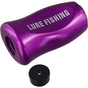 Caswynlife Manopola di ricambio per Daiwa per SLP WORKS per TATULA per ZILLION per mulinelli da pesca FUEGO, costruzione in ABS, leggera (1 pezzo viola)