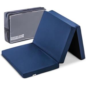 hauck Sleeper Materassino da Viaggio Pieghevole 120 x 60 x 5 cm con Borsa di Trasporto - Compatibile con Lettino da Campeggio Dream N Play Plus, Sleep N Play Go Plus, Play N Relax Center - Blu