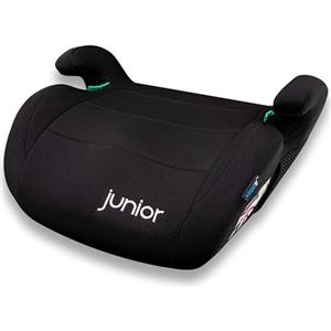 PETEX "Max" Rialzo seggiolino auto per bambini, secondo la norma i-Size R129, nero, 1 pezzo