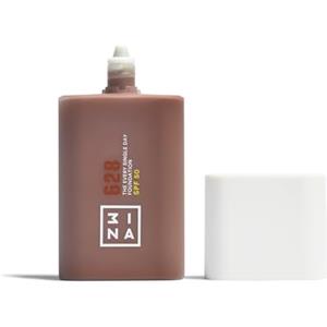 3INA MAKEUP - The Every Single Day Foundation SPF 50 628 - Fondotinta Molto scura con sottotoni caldi da SPF 50 e Niacinamide al 2% - Copertura modulabile - Vegan - Cruelty Free