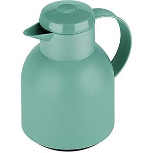 Emsa f4010200 Samba - Caraffa termica, in plastica, 1 litri, Cipria - Verde