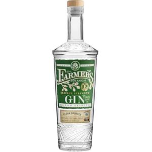 Farmer's Reserve Strength - Gin Americano, Distillato con Botaniche Selezionate, 48%, Bottiglia in Vetro da 70cl