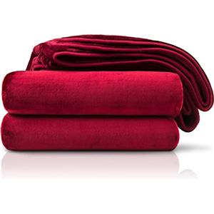 Gözze Amago Coperta, Effetto Cashmere, 180 x 220 cm - Bordeaux