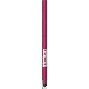 Maybelline New York Matita Occhi in Gel Sfumabile, Effetto Smokey Eyes, Tenuta Fino a 36H, Formula Waterproof a Prova di Sbavature, Tattoo Liner Automatic Gel Pencil, Tonalità: Burgundy Break