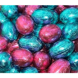 Generico Ovetti 12gr Pasqua (1kg) - cioccolato al latte ripieni crema latte o nocciola e cereali- Adatti a cesti regalo e Feste (Duo cioccolato al latte ripieno crema al latte con cereali (1kg))