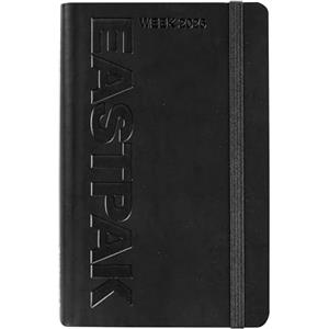 Franco Cosimo Panini EASTPAK, Agenda 2026 Ufficiale Eastpak, Agenda Settimanale 12 Mesi Midi, Planner Settimanale con 192 Pagine, Elastico, Tasca Portatutto, Segnalibro, Calendario 2026 e 2027, Formato 9 x 14 cm, Black