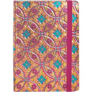 COMIX Special Glam - Agenda Mini Giornaliera 12 Mesi, Agenda 2025 con Copertina Stampata e Dettagli in Rilievo, Chiusura ad Elastico e Tasca Interna a Soffietto, 352 pagine, 11 x 15.3 cm, Alhambra