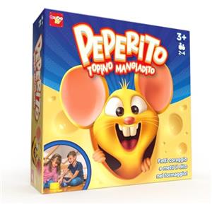 Rocco Giocattoli - Peperito Topino Mangiadito, gioco da tavolo per bambini da 3 a 5 anni