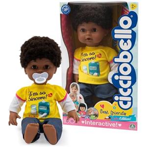 Cicciobello Best Friends - Bambola 42 Cm Con Funzione Pianto, Bambolotto Con Maglietta Gialla Con Ricetta Sul Retro, Per Bambini A Partire Dai 2 Anni