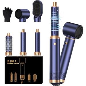 Mogawave Spazzola Asciugacapelli Modellante per Capelli 5 in 1, Airstyler, Arricciacapelli Automatico ad Aria, Styler per Capelli, Dare Volume, Piegare, Levigare, Asciugare i Capelli