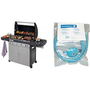 Campingaz 4 Series Classic LS Plus Grill Barbecue Gas, Nero/Grigio + Campingaz Y980000000 Regolatore di pressione del gas accessorio per barbecue/grill