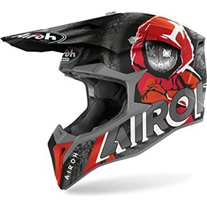 Airoh CASCO WRAAP ALIEN RED MATT XS, Rosso