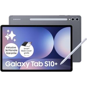 Samsung Galaxy Tab S10+ AI Tablet, Android Tablet, 12 GB RAM, 256 GB di memoria, display AMOLED, rivestimento antiriflesso, incl. S Pen, WiFi, Moonstone Gray, 36 mesi di garanzia