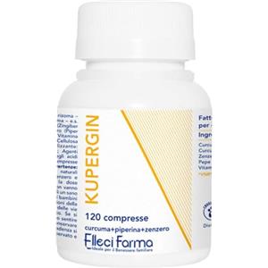 ELLECI FARMA S.R.L Elleci Farma Kupergin Dimagrante Forte Veloce Donna - Drenante forte Dimagrante con Curcuma e Piperina Plus Brucia Grassi Potenti Veloci Uomo Alto Dosaggio 1820mg 120 cpr Perdita Peso, Metabolismo