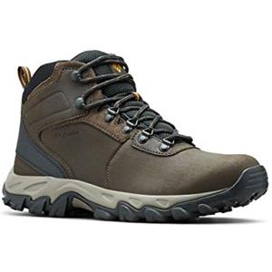 Columbia Newton Ridge Plus 2 Wp, Scarponi da trekking ed escursionismo impermeabili a vita media Uomo, Cordovan Squash 2024, 44.5 EU