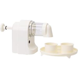 NiuLumea Tritaghiaccio elettrico ricaricabile, macchina portatile a forma di cono di neve con agitazione automatica per ghiaccio rasato fine o grosso, per macchina per granite, uso domestico o esterno