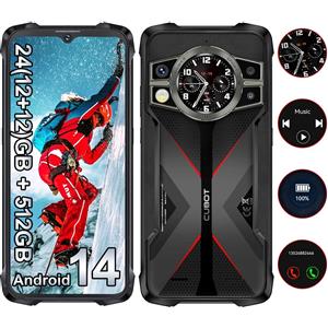cucciolo [Spedizione dalla Francia] Cubot Kingkong 9 Smartphone Robusto 24(12+12)GB + 512GB 6.58