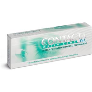 Contacta Daily Lens Yal - Lenti a Contatto Monouso Giornaliere -1,50 Diottrie, 15 Pezzi con Protezione UV e Acido Ialuronico