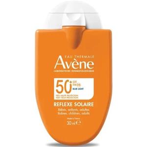 AVENE Reflexe Solaire SPF50 - Crema Solare per Viso e Corpo, Protezione Molto Alta per Adulti, Bambini e Bebè, 30 ml