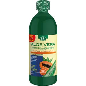 ESI Aloe Vera - Integratore Alimentare con Papaya Fermentata, 500 ml - Favorisce le Difese Naturali e la Depurazione