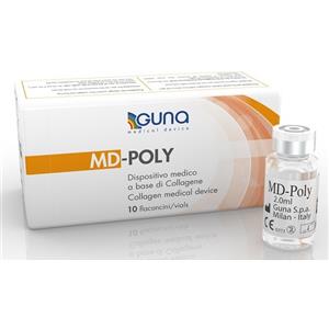 GUNA MD-POLY - Dispositivo medico a base di Collagene per mobilità articolare - 10 Flaconcini da 2 ml