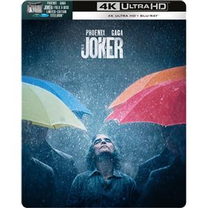 Warner Bros Joker: Folie à Deux Steelbook (Rain) - 4K UHD Blu-ray, Edizione Region Free, con Lady Gaga e regia di Todd Phillips