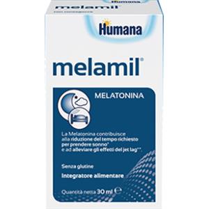 Humana Melamil Gocce 30 ml - Integratore Alimentare a base di Melatonina per Sonno Naturale