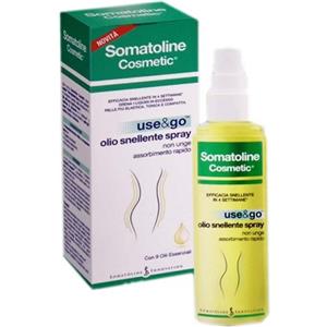 Somatoline Cosmetic Olio Snellente Spray 125ml - Assorbimento Rapido, Drena Liquidi, Pelle Tonica e Compatta