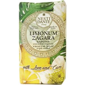 Nesti Dante Sapone Vegetale Limonum Zagara 250g - Formula Naturale con Limone e Fiori d'Arancio, Ideale per Corpo e Viso