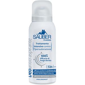 Sauber Antitraspirante Spray 72 Ore - Efficacia 100% Attiva, Ipoallergenico e Senza Alcool