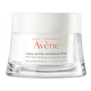 Avène Crema Nutritiva Rivitalizzante Ricca 50ml - Per Pelli Molto Secche e Sensibili, con Burro di Karité e Oli Emollienti