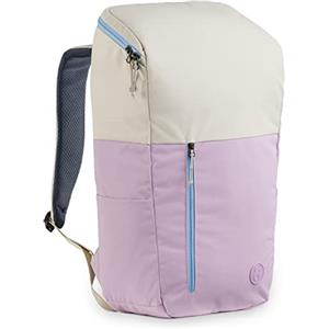 hauck Pack N Walk, Lavanda - Borsa Zaino Mamma Neonato Cambio Pannolini 22 Litri con Scomparto Laptop 15 Pollici, Spallacci a S Regolabili e Cintura Pettorale, Realizzato in Poliestere Riciclato