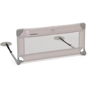 Foppapedretti Sponda da Letto Hoplà 90 cm, per bambini da 18 mesi a 5 anni, Fissaggio sotto materasso, Pieghevole e Trasportabile, Borsa da trasporto inclusa, Sicura e Protettiva, Sabbia