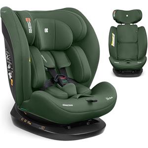 Kikka Boo KikkaBoo Seggiolino Auto 0-36 kg Reclinabile i-EXPLORE 2, Gruppo 0 1 2 3, Girevole Avanti e Indietro, Imbracatura a 5 Punti, 40-150 cm, Verde militare