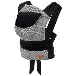 kk Kinderkraft ADOREE Marsupio neonati ergonomico, Porta bebè da 3 Mesi, Ventrale e Dorsale, Regolabile, Grigio