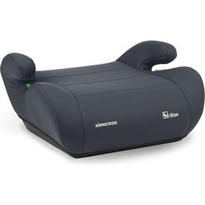 Kikka Boo KikkaBoo i-UP Rialzo auto per bambini, i-Size, 125-150 cm, Seggiolino auto Gruppo 3, da 7 a 12 anni, da 22 a 36 kg, Rialzo auto, Facile installazione con cintura, Grigio