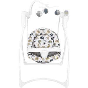 Graco - Lovin' Hug Sdraietta altalena, dalla nascita a circa 6 mesi (9 kg), 6 velocità di oscillazione, reclinabile, 10 melodie e suoni della natura, fantasia Parade