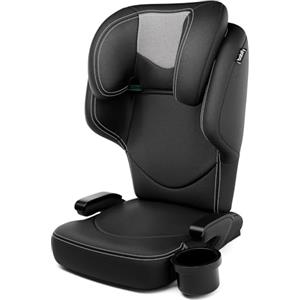 Babify - Seggiolino per Auto, 15-36 kg, Isofix, 3-12 Anni, Poggiatesta Regolabile in 12 Posizioni, Conforme UE R129, Pieghevole, Portabicchieri Rimovibile, Copertura Facile da Pulire, Design Nero