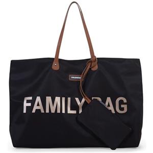 CHILDHOME Family Bag, Borsa Fasciatoio Borsa da Viaggio Weekend, Grande Capacità, Custodia Staccabile Inclusa, Nero e Oro