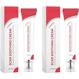 FDTBUO Crema per la riparazione delle cicatrici - formulata con olio minerale e glicerina, leviga le cicatrici, riduce il rossore e l'iperpigmentazione (2pcs)