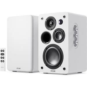 Majority D100X Diffusore da scaffale attivo | Sistema HiFi Stereo 2.0 | 100W | Casse Bluetooth 5.3 | HDMI ARC, Phono, RCA & AUX | Casse PC, TV, Giradischi (Bianco)