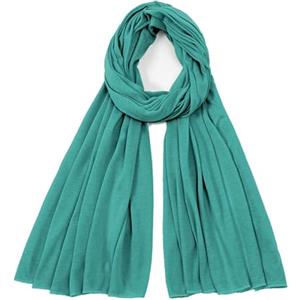 Van Der Rich ® - Sciarpa a Tinta Unita Stola Morbida 68cm*170cm - Donna (Turchses67)