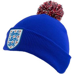 Hy-PRO Berretto con Pompon in Inghilterra con Licenza Ufficiale - Cappello Invernale per Uomo e Donna con Pompon Blu - con Logo, Ideale per attività all'aperto, Sci e Stadio